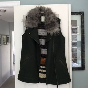 Anthropologie unique boho vest- S